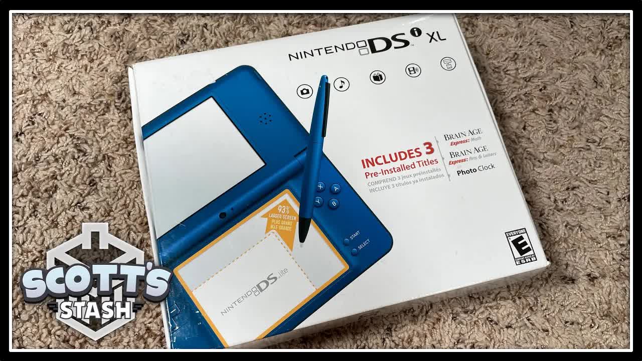 The Midnight Blue Nintendo DSi XL